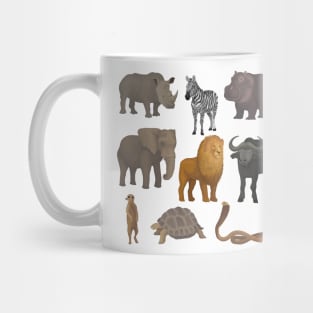 Wild African Animals Mug